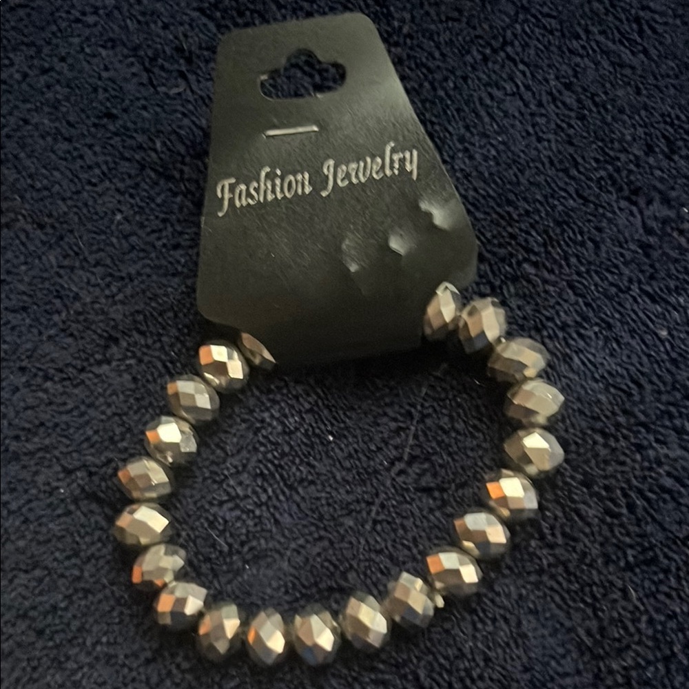 Fashion Jewelry Silver Beaded Bracelet